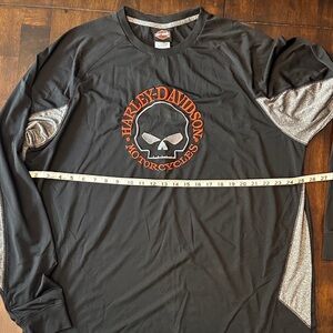 Harley-Davidson Black and Silver “Willey G” Long Sleeve Tee
